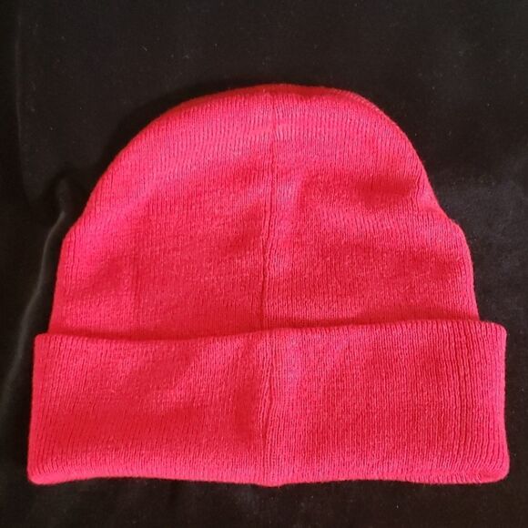 Bright Red Wisconsin Badgers Knit Hat Yth Sz 8-20 - Picture 3 of 5